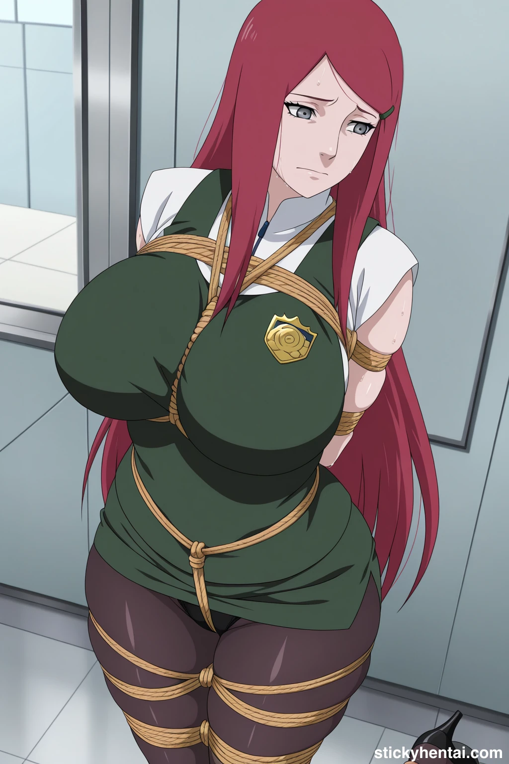 Kushina Uzumaki Hentai Photos - Clothed Rope Bondage