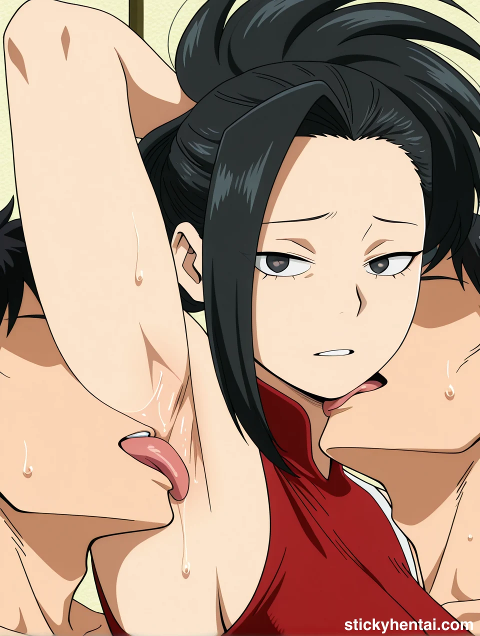 Momo Yaoyorozu Armpit licking Hentai #momo-yaoyorozu-armpit-lick-hentai.webp