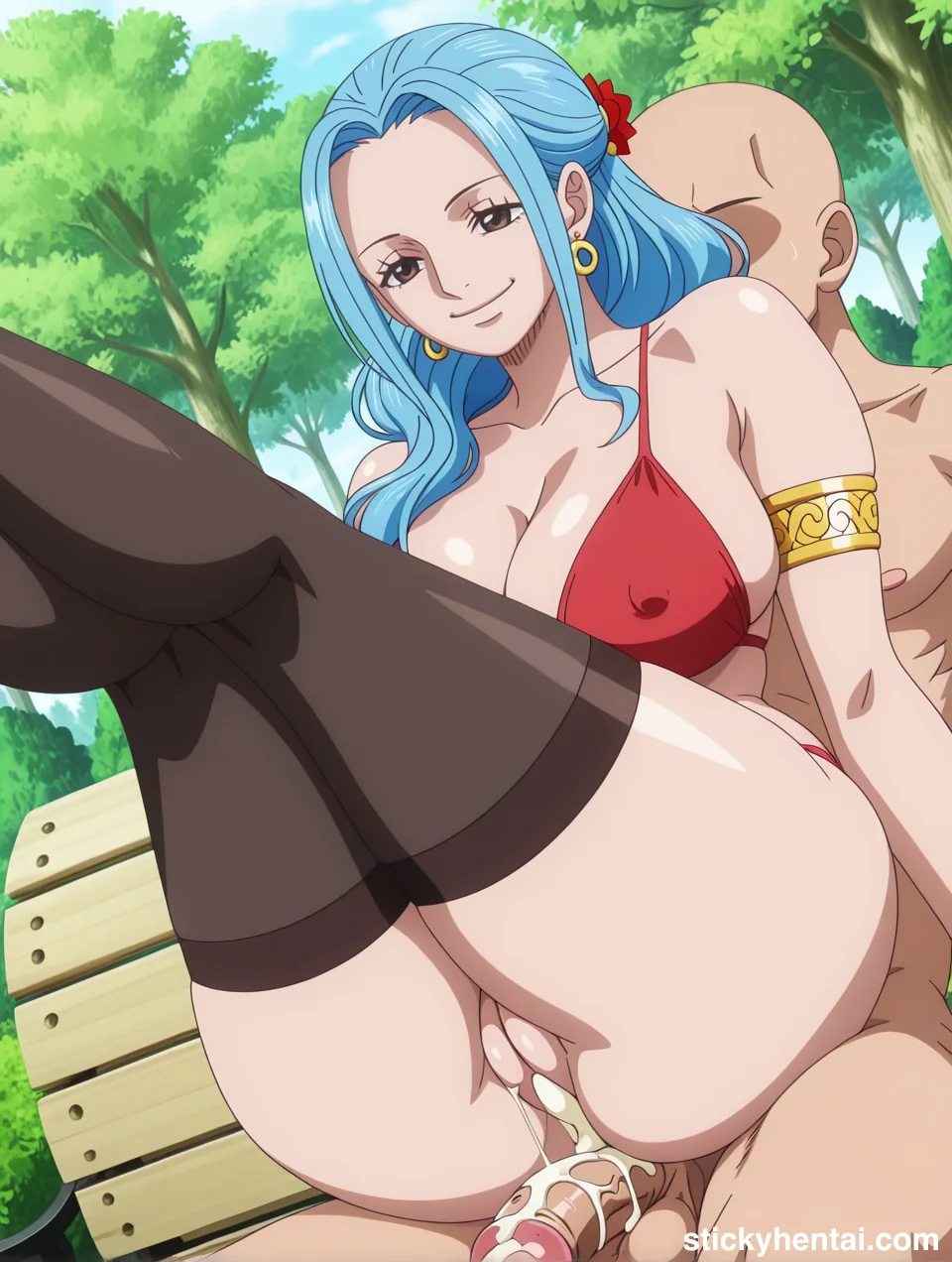 Nefertari Vivi Sex at the public park ( Vaginal sex ) #nefertari-vivi-vaginal-hentai-1.webp