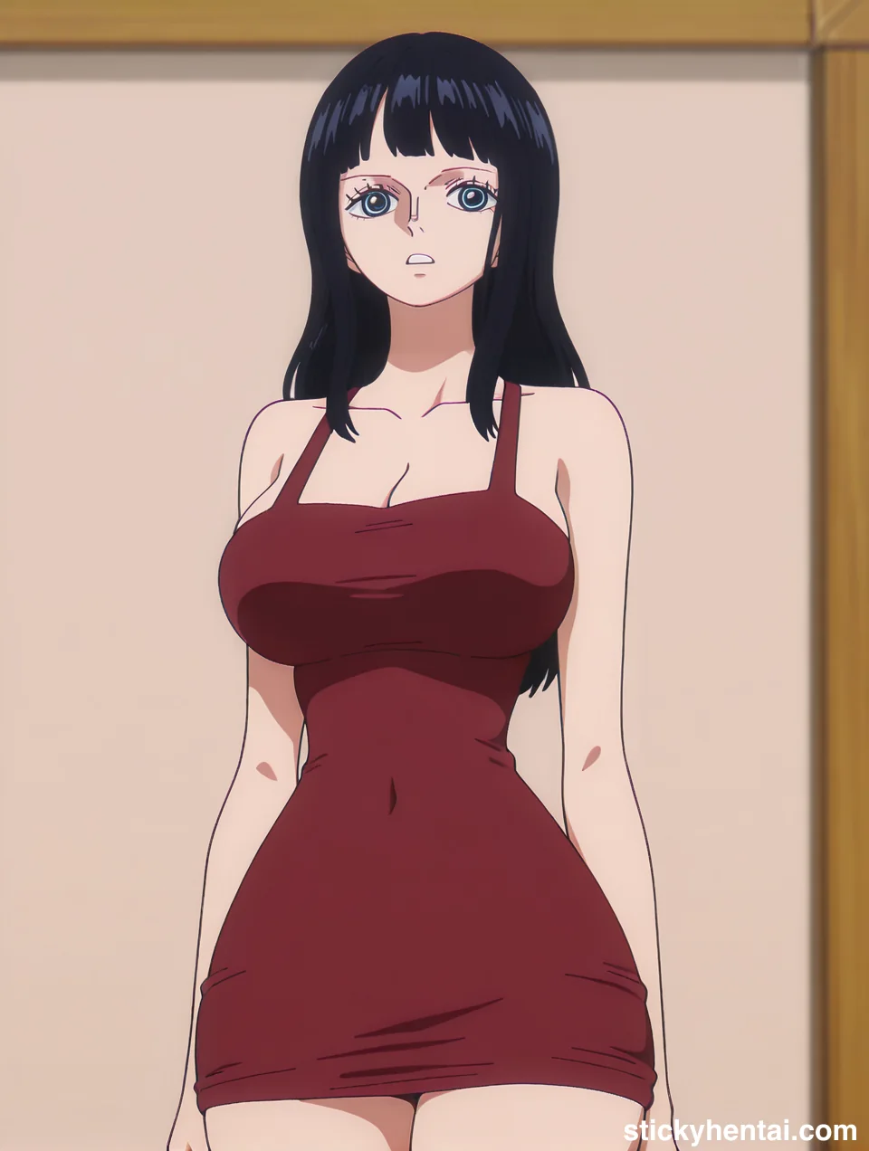 Nico robin outfit at the reunion with Saul on the island of Elbaf part 1 #robin-and-soul-reunion-outfit-hentai-47.webp