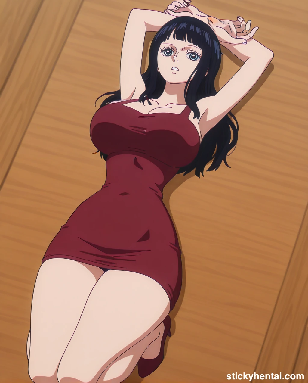 Nico robin outfit at the reunion with Saul on the island of Elbaf part 2 #nico-robin-reunion-with-saul-outfit-hentai-61.webp