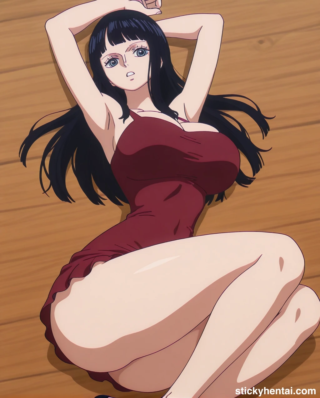 Nico robin outfit at the reunion with Saul on the island of Elbaf part 2 #nico-robin-reunion-with-saul-outfit-hentai-62.webp
