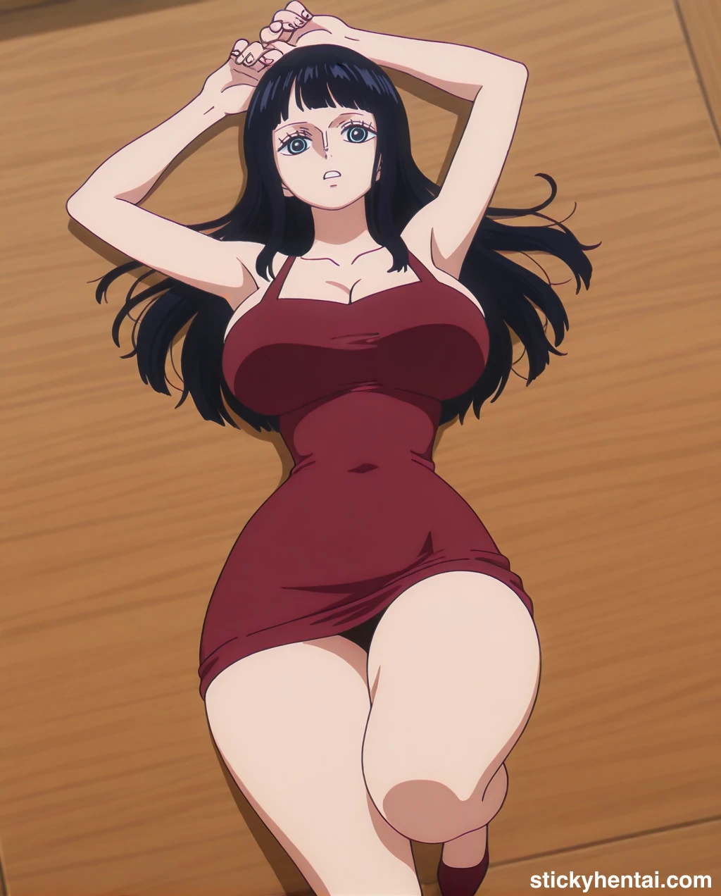 Nico robin outfit at the reunion with Saul on the island of Elbaf part 2 #nico-robin-reunion-with-saul-outfit-hentai-53.webp