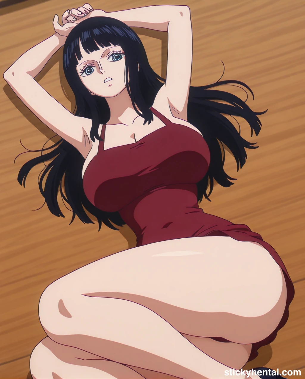 Nico robin outfit at the reunion with Saul on the island of Elbaf part 2 #nico-robin-reunion-with-saul-outfit-hentai-55.webp