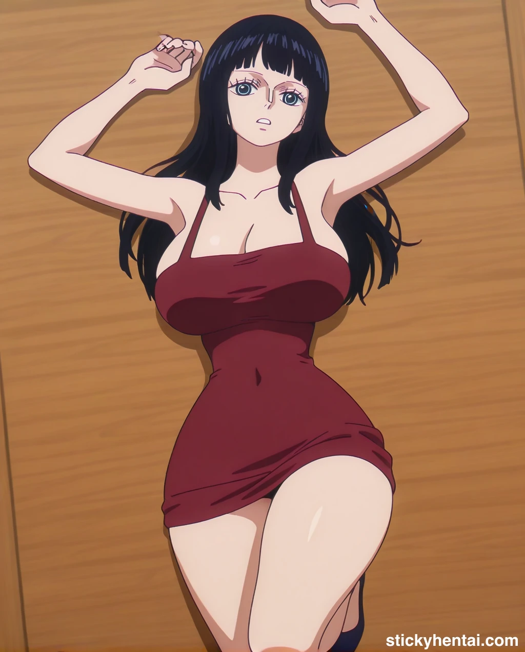 Nico robin outfit at the reunion with Saul on the island of Elbaf part 2 #nico-robin-reunion-with-saul-outfit-hentai-49.webp