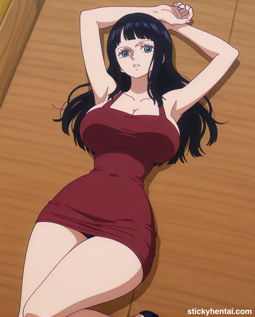 Nico robin outfit at the reunion with Saul on the island of Elbaf part 2 #nico-robin-reunion-with-saul-outfit-hentai-41.webp