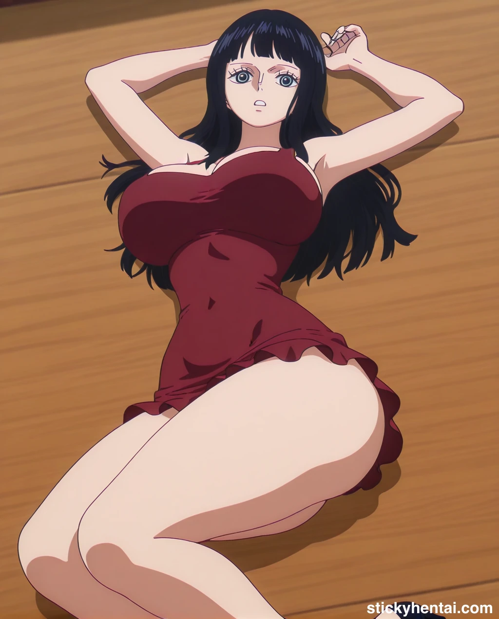Nico robin outfit at the reunion with Saul on the island of Elbaf part 2 #nico-robin-reunion-with-saul-outfit-hentai-43.webp