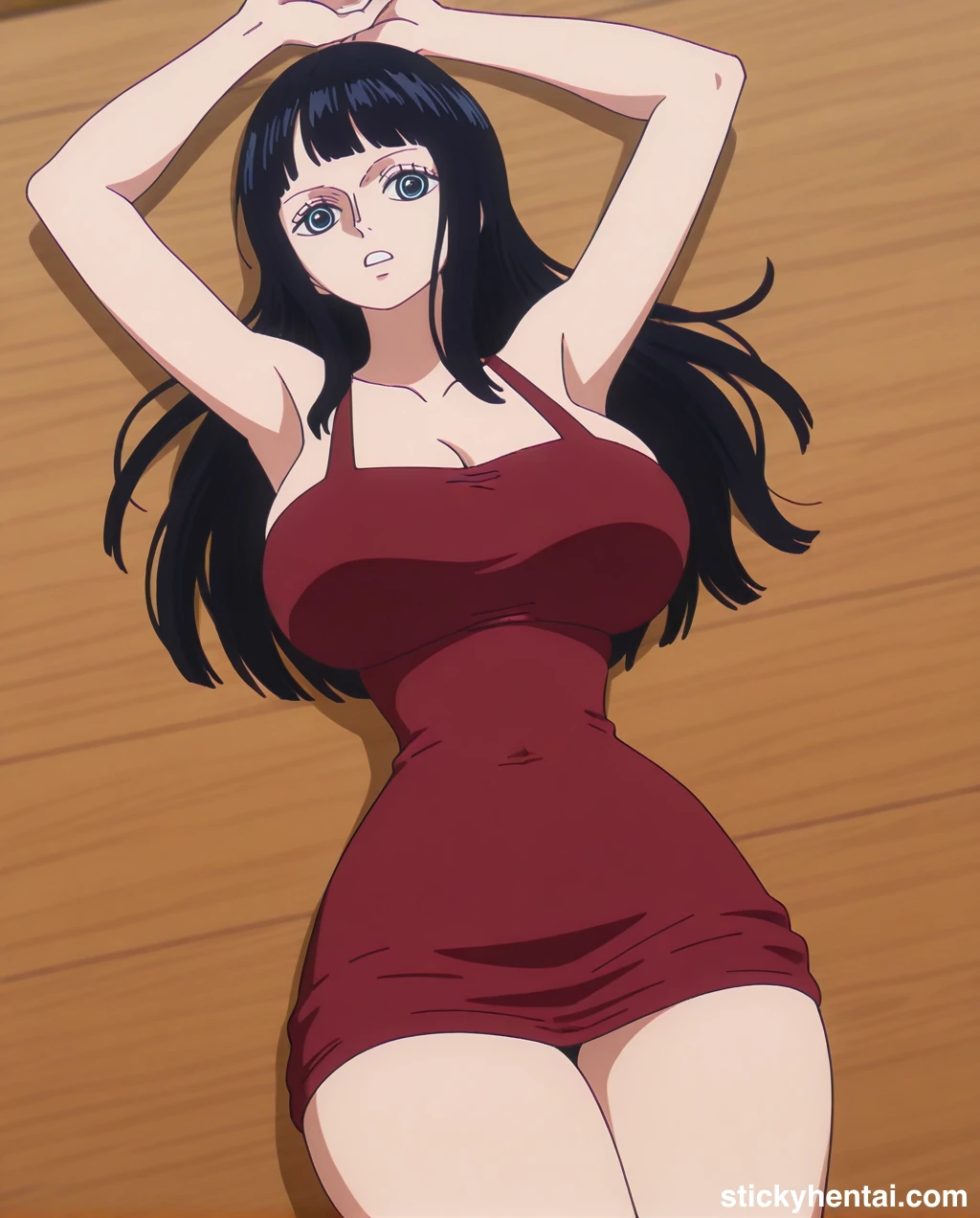 Nico robin outfit at the reunion with Saul on the island of Elbaf part 2 #nico-robin-reunion-with-saul-outfit-hentai-46.webp