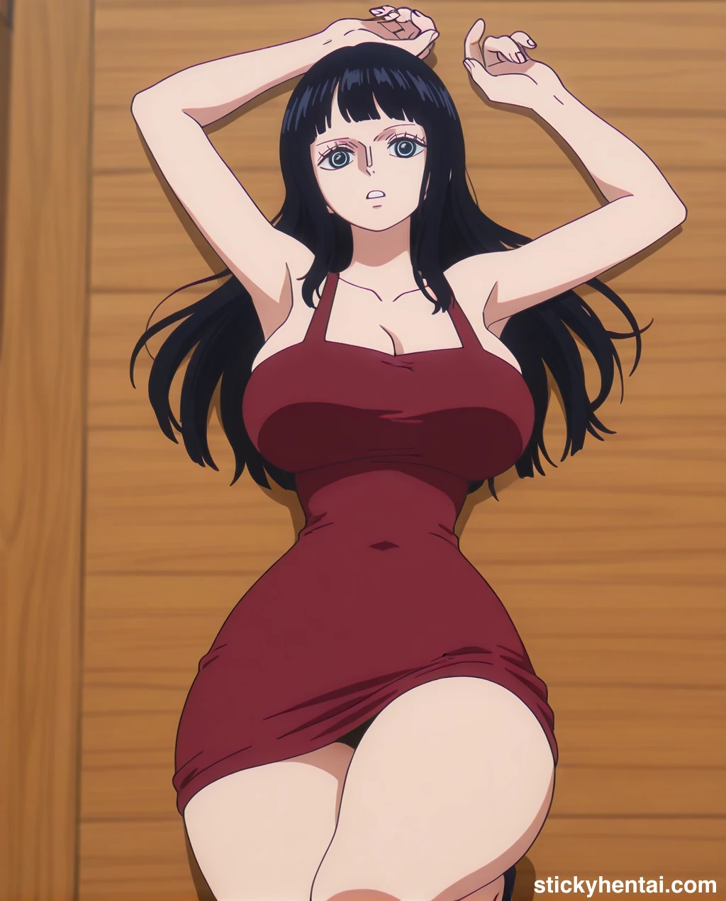 Nico robin outfit at the reunion with Saul on the island of Elbaf part 2 #nico-robin-reunion-with-saul-outfit-hentai-47.webp