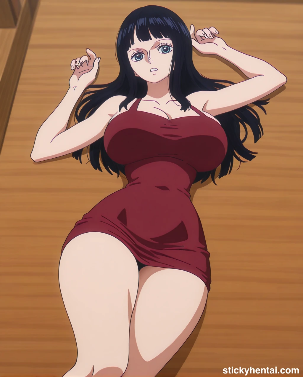 Nico robin outfit at the reunion with Saul on the island of Elbaf part 2 #nico-robin-reunion-with-saul-outfit-hentai-36.webp