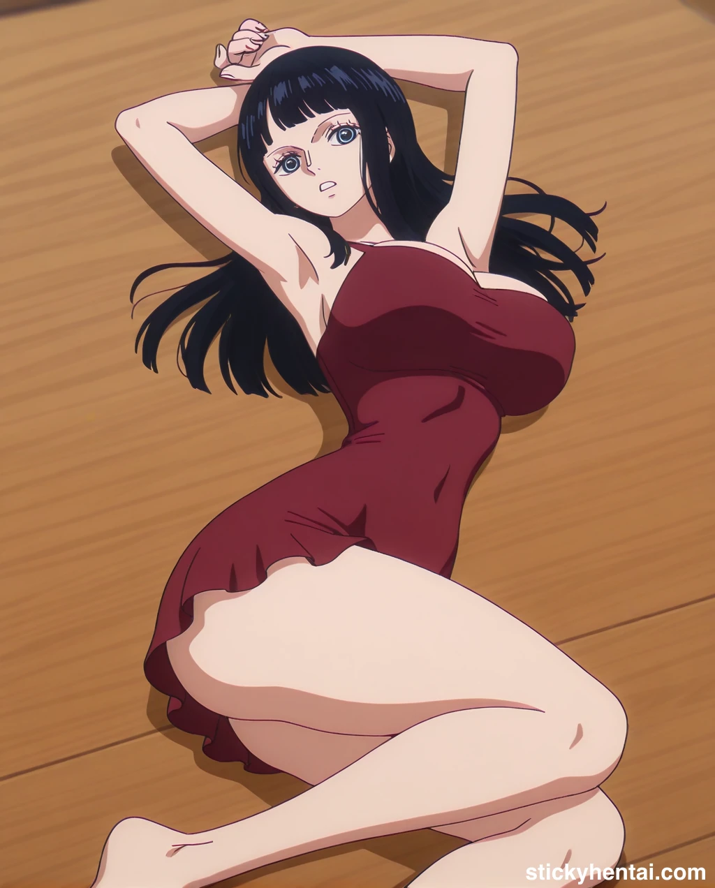 Nico robin outfit at the reunion with Saul on the island of Elbaf part 2 #nico-robin-reunion-with-saul-outfit-hentai-29.webp