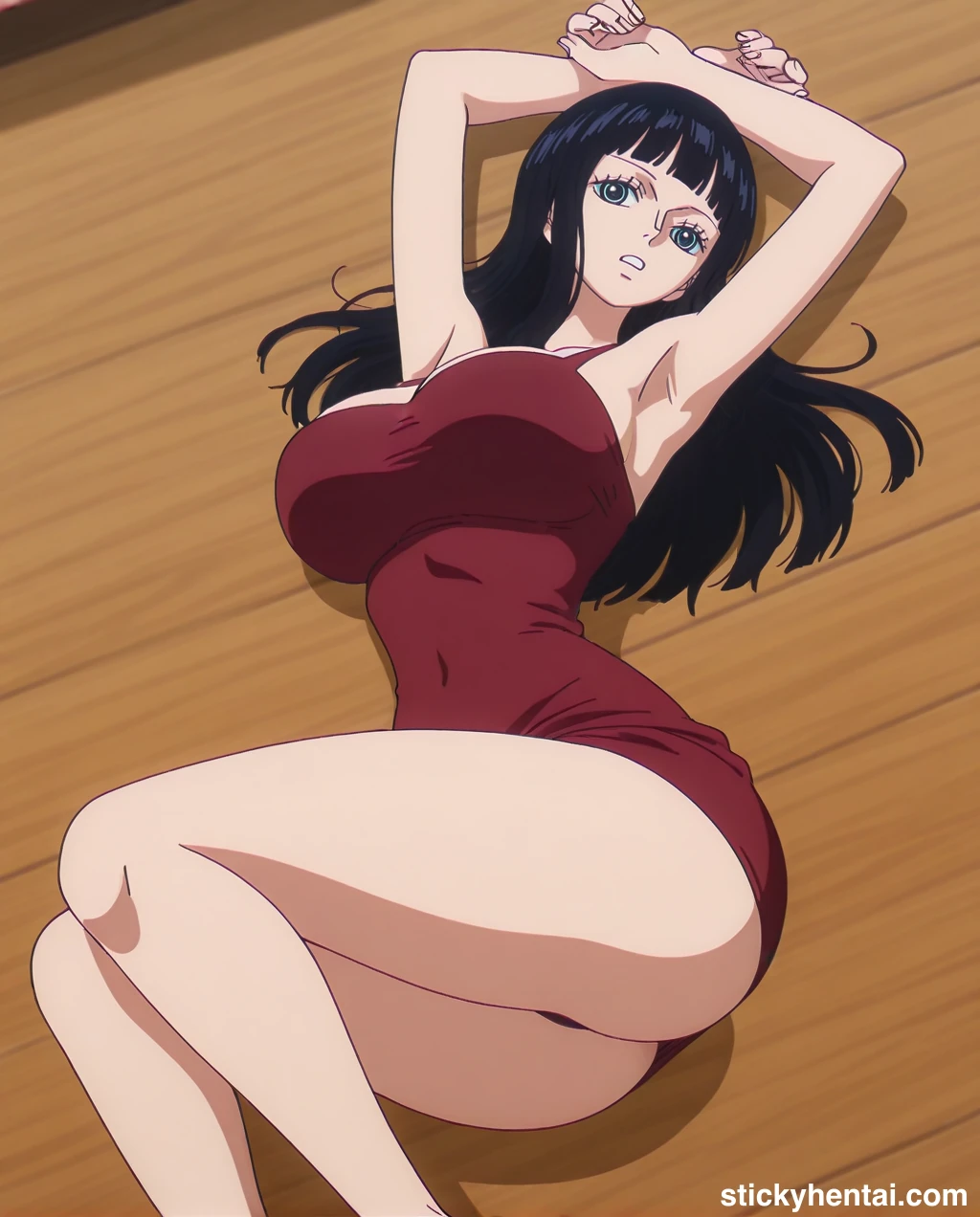 Nico robin outfit at the reunion with Saul on the island of Elbaf part 2 #nico-robin-reunion-with-saul-outfit-hentai-28.webp