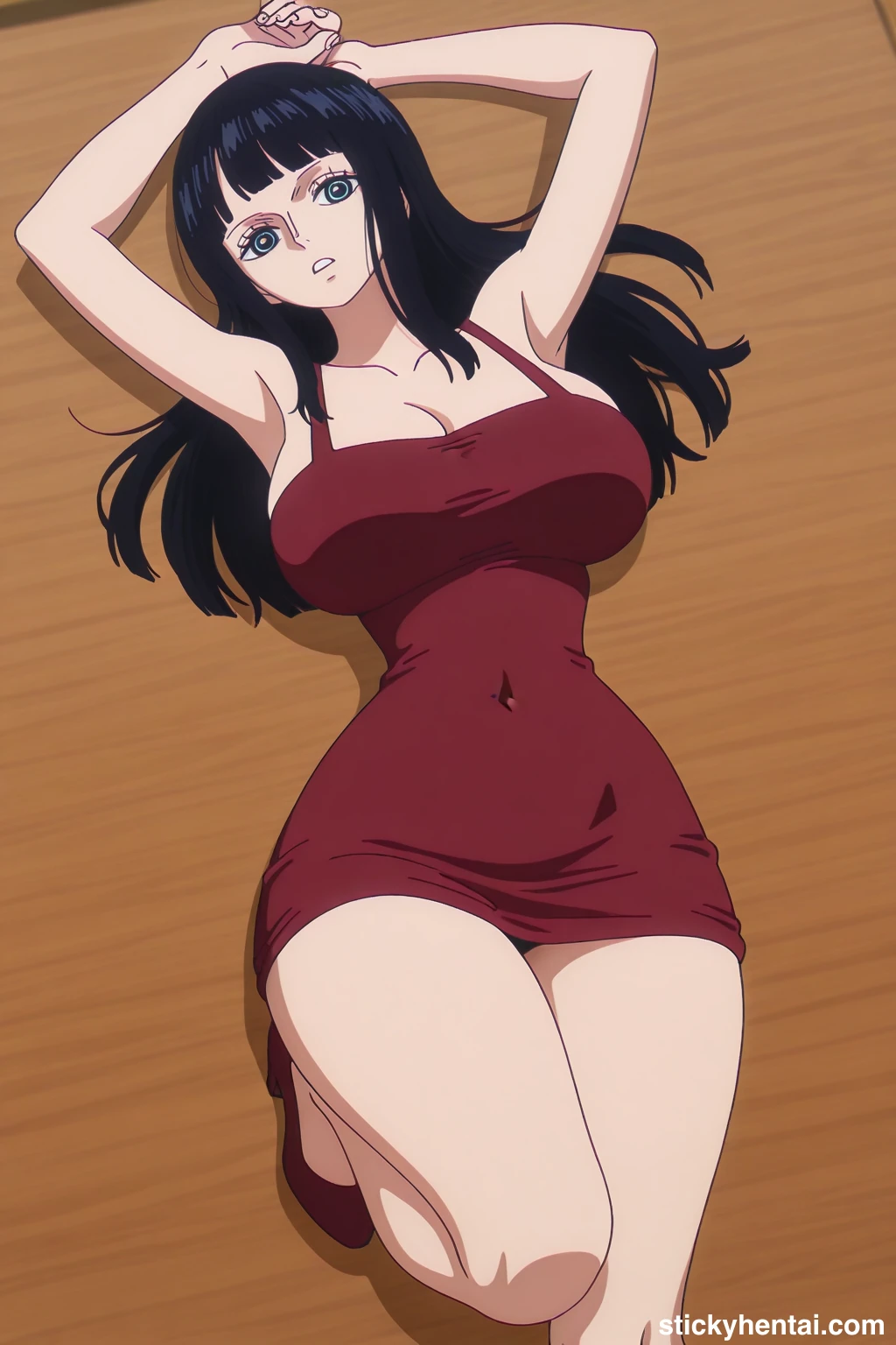 Nico robin outfit at the reunion with Saul on the island of Elbaf part 3 #nico-robin-reunion-with-saul-outfit-hentai-1.webp
