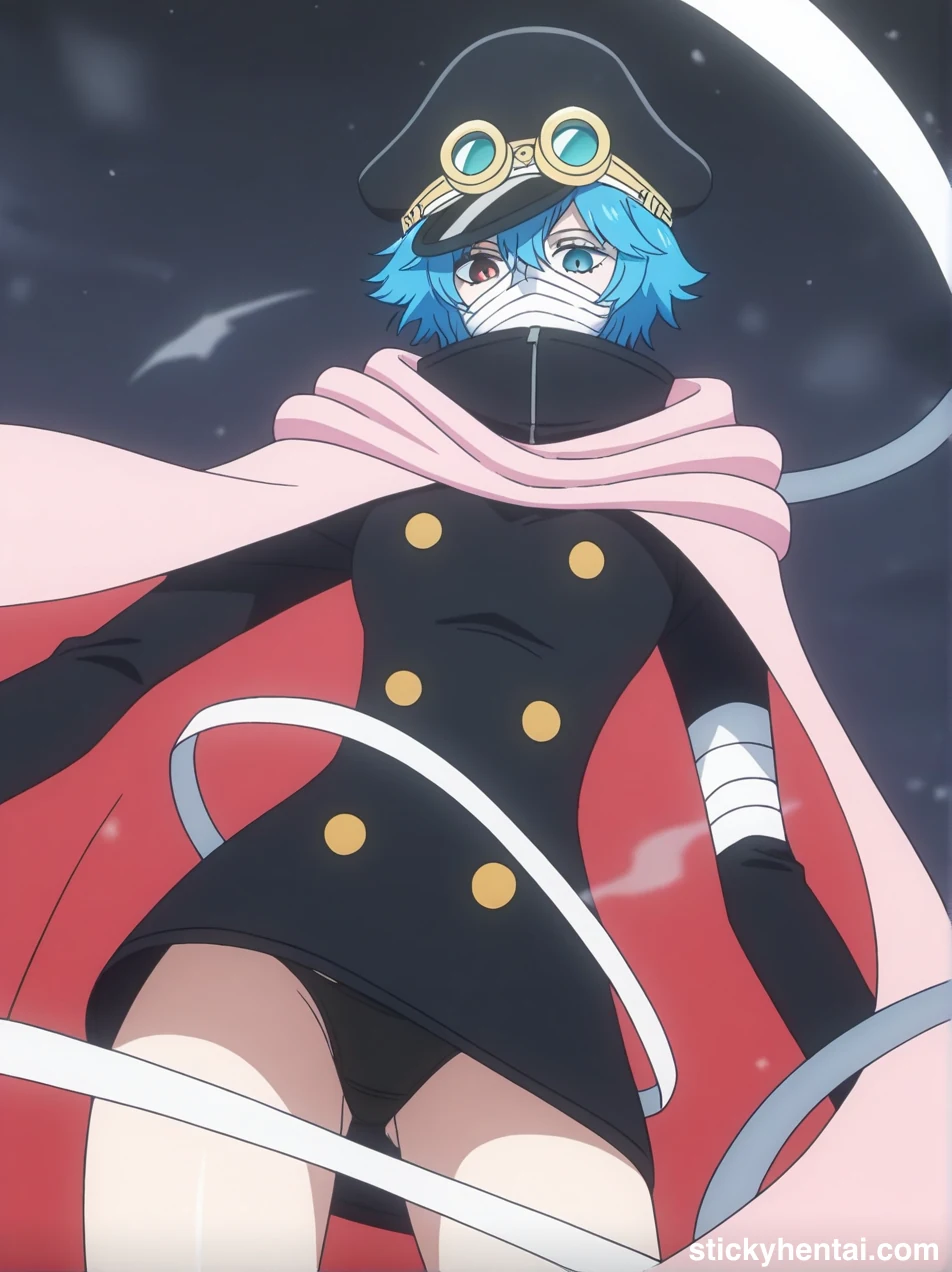 Saint Manmayer Gunko appearance in Elbaf Arc - Low-angle shot focusing on her panties #saint-manmayer-gunko-hentai.webp