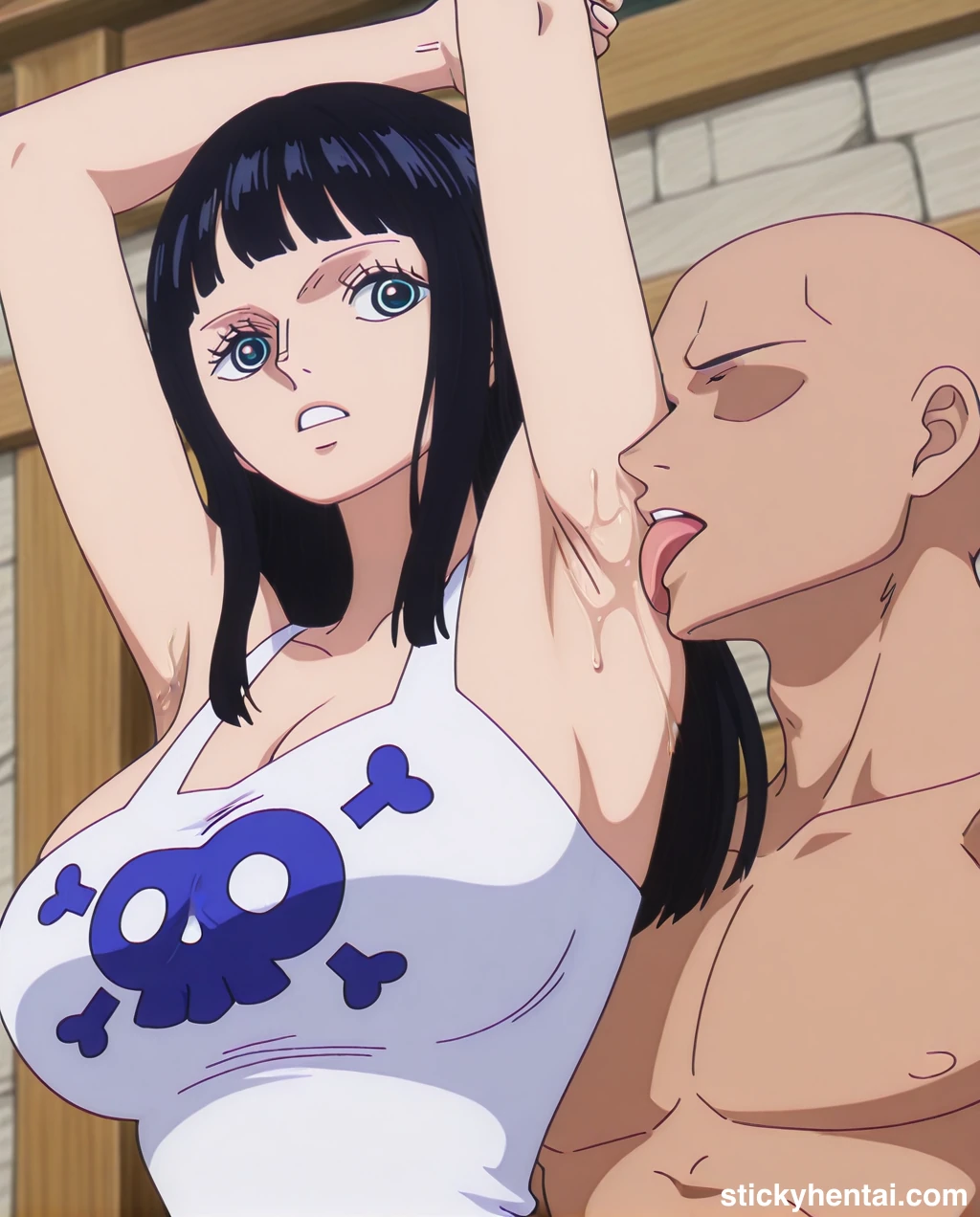 Nico Robin (Elbaf) - Armpit Licking Gallery #nico-robin-elbaf-armpits-licking-hentai-27.webp