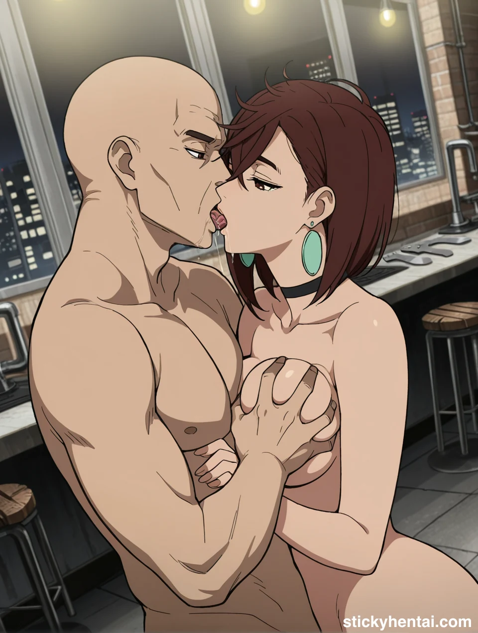 Momo Ayase French Kissing Hentai Gallery #momo-ayase-kiss-hentai-4.webp