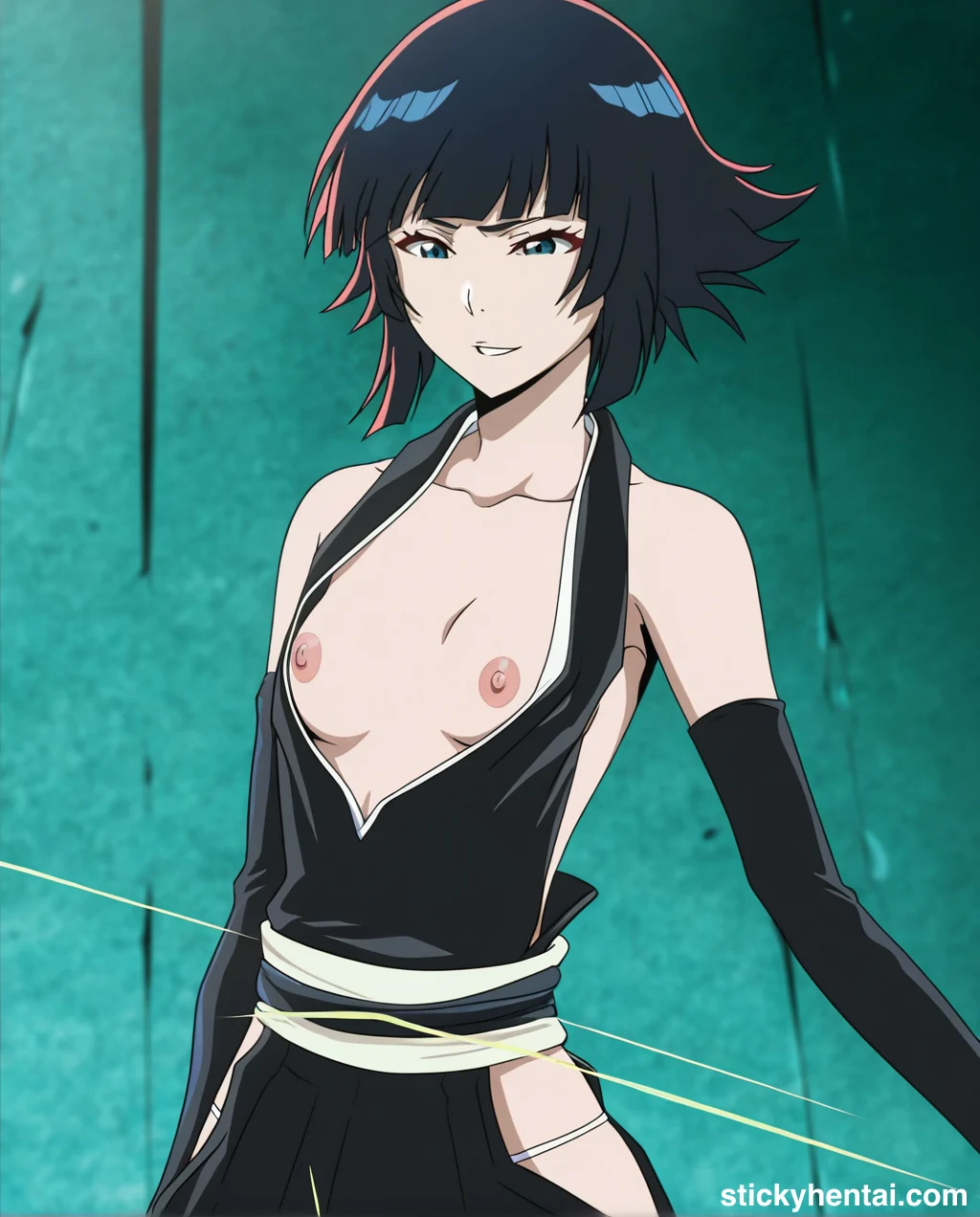 Soi Fon TYBW Arc Topless Hentai #soi-fon-breasts-out-hentai-3.webp
