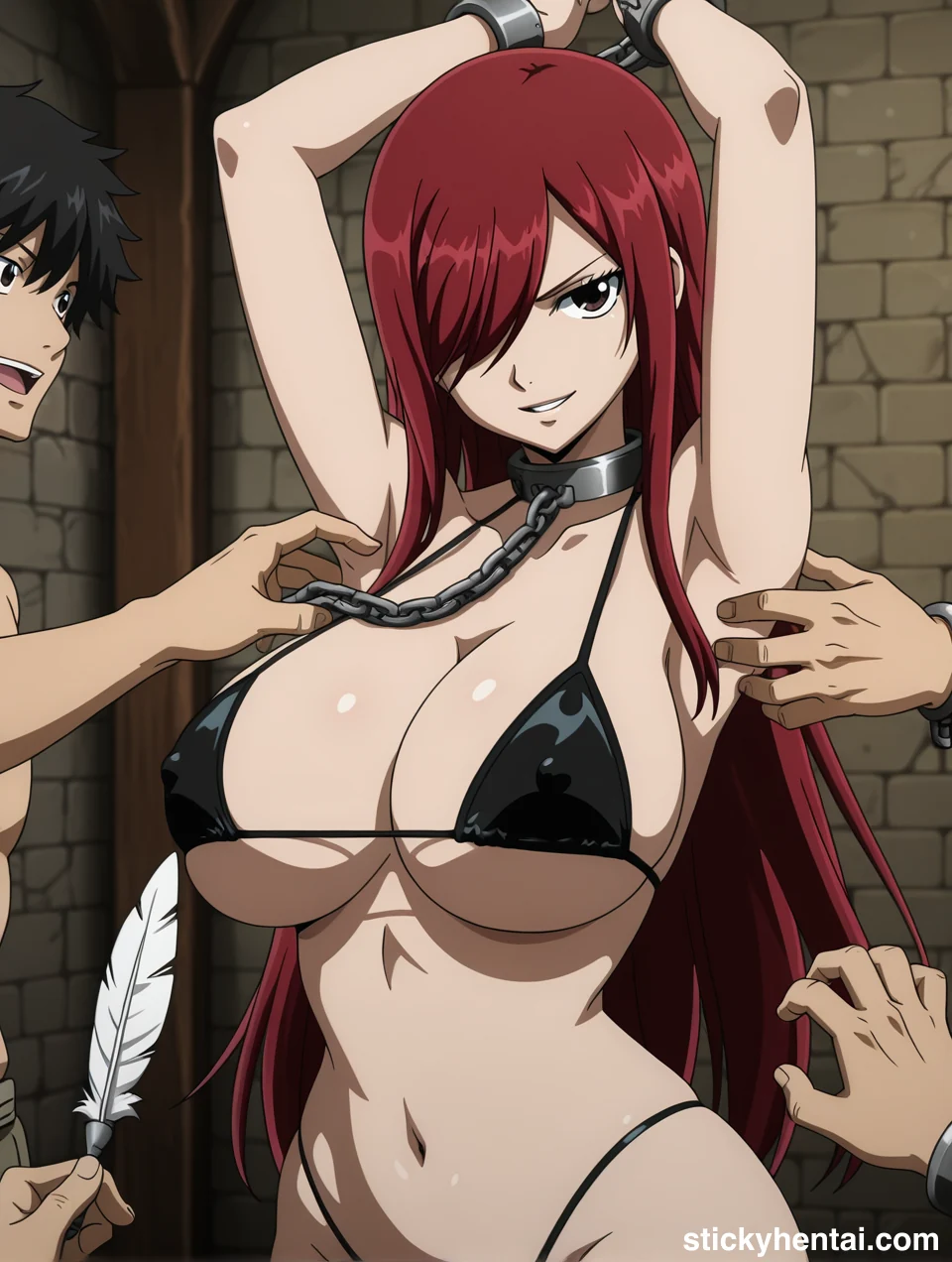 Erza Scarlet Armpits Tickling Hentai Gallery #erza-scarlet-armpit-tickling-hentai.webp