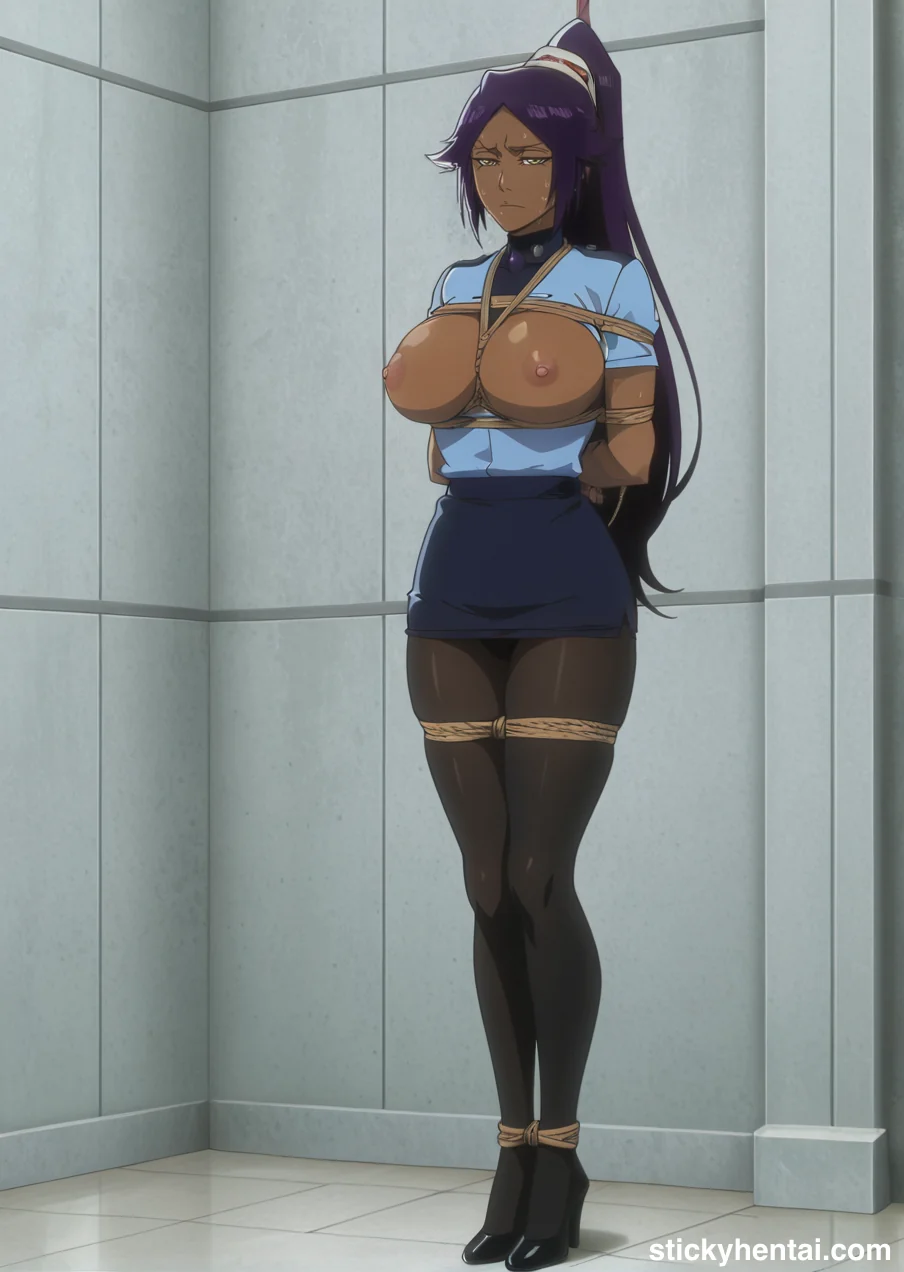 Yoruichi Shihouin Bound Uniform Hentai Gallery #yoruichi-shihouin-police-uniform-hentai-15.webp