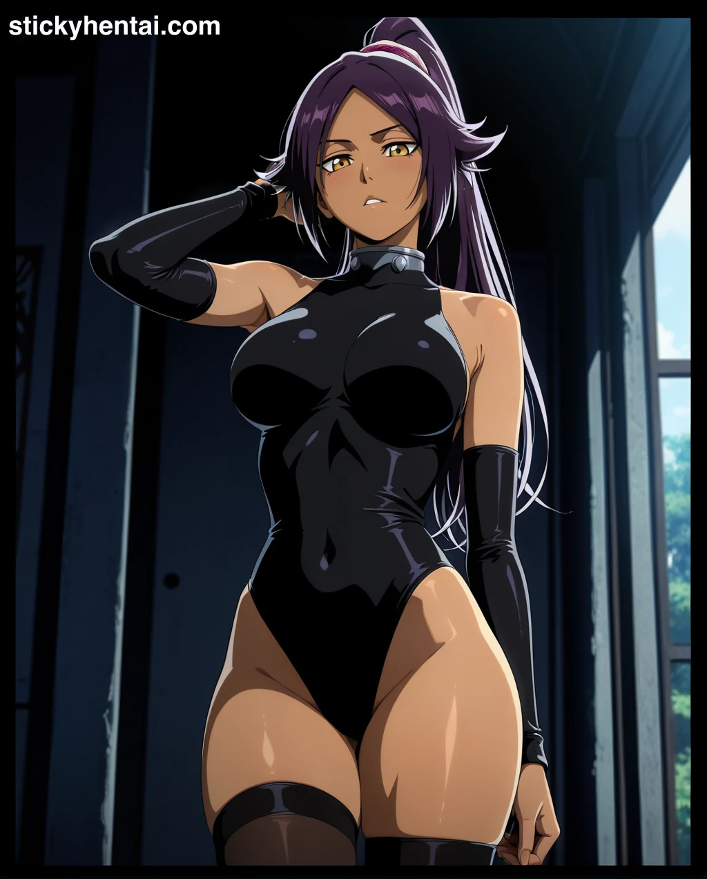 Yoruichi Shihouin Super Hot Pictures #yoruichi-shihouin-hentai.webp