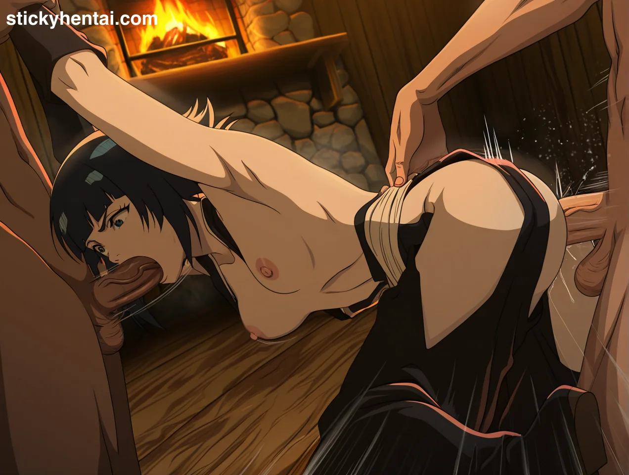 Soi Fon TYBW Hentai - Threesome Gallery #soi-fon-threesome-hentai-12.webp