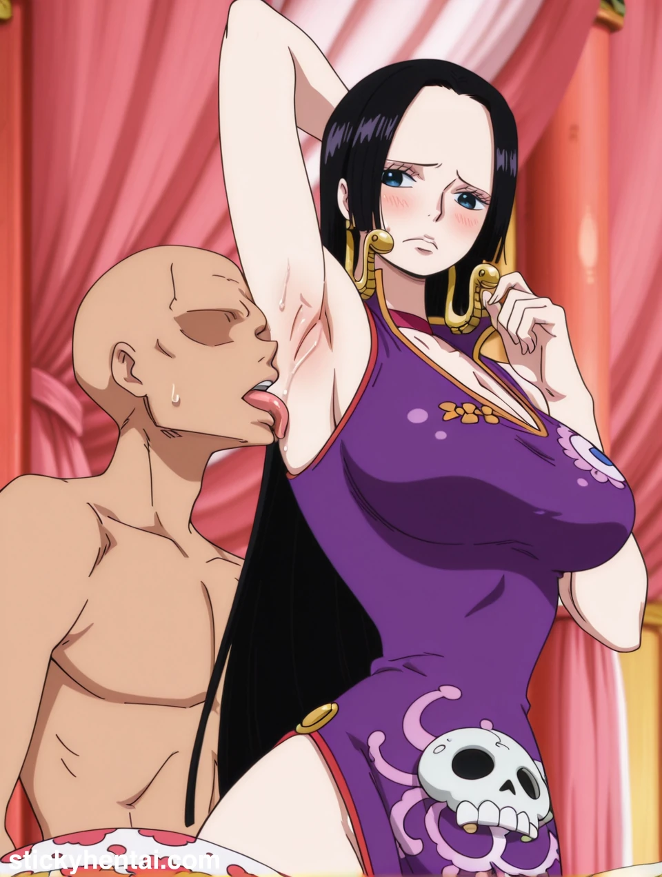 Boa Hancock 3D 2Y Hentai Gallery - Armpit Licking #boa-hancock-armpit-licking-hentai-74.webp