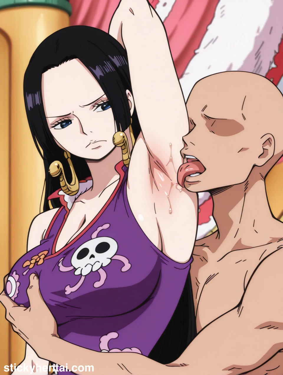 Boa Hancock 3D 2Y Hentai Gallery - Armpit Licking #boa-hancock-armpit-licking-hentai-62.webp