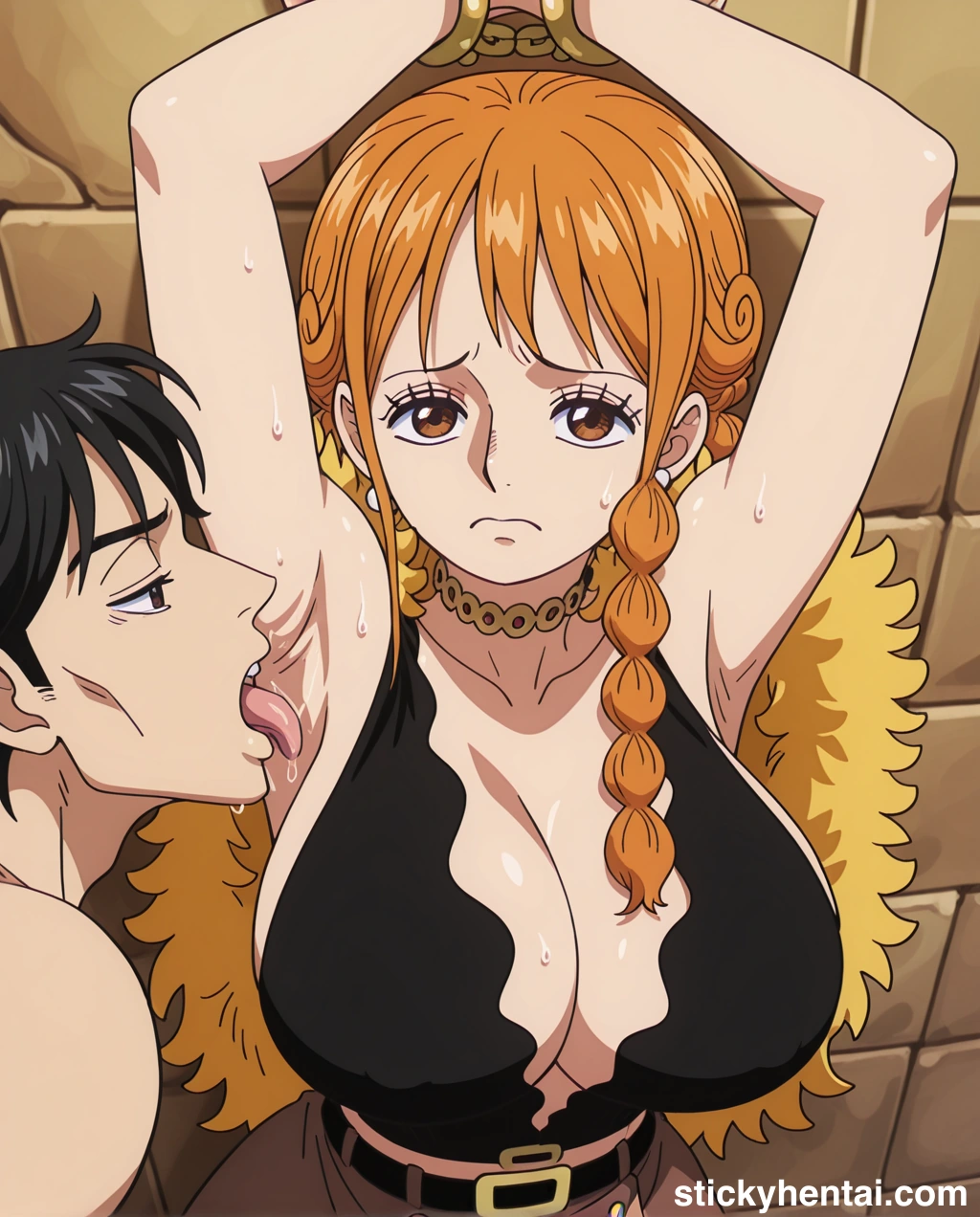 Nami Elbaf Armpit Licking Hentai
