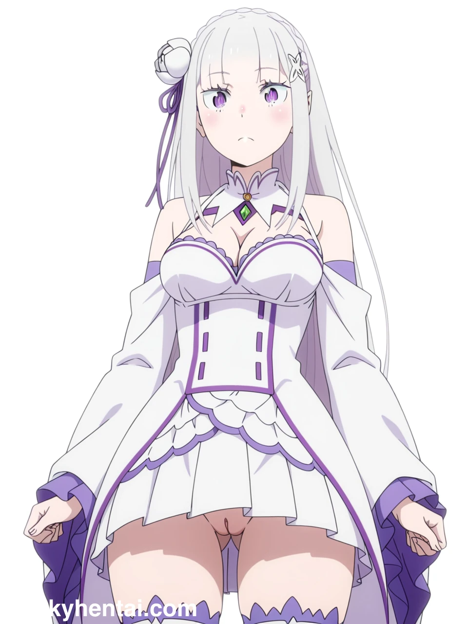 Emilia Hentai Gallery - Groping Her Tits #emilia-re-zero-sexy-pose-hentai-3.webp