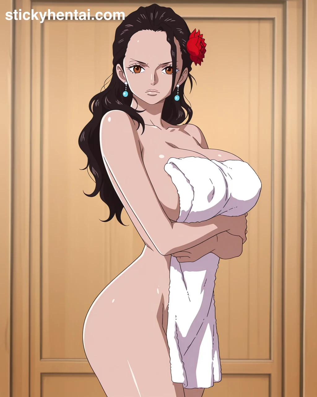 Viola (One Piece) Nude Hentai - Holding a White Towel #viola-one-piece-nude-hentai-11.webp