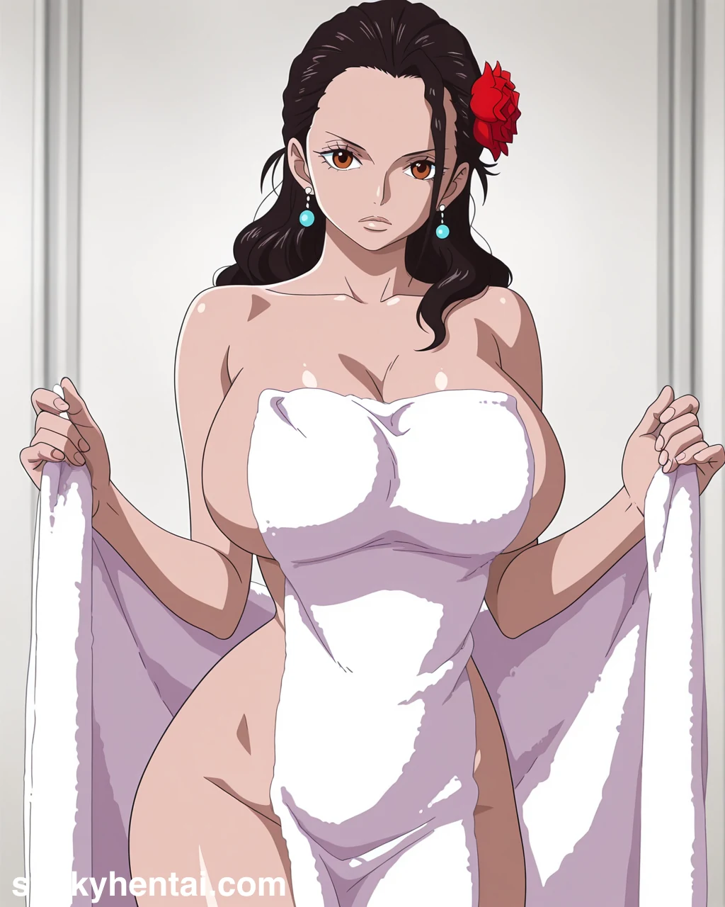 Viola (One Piece) Nude Hentai - Holding a White Towel #viola-one-piece-nude-hentai-1.webp