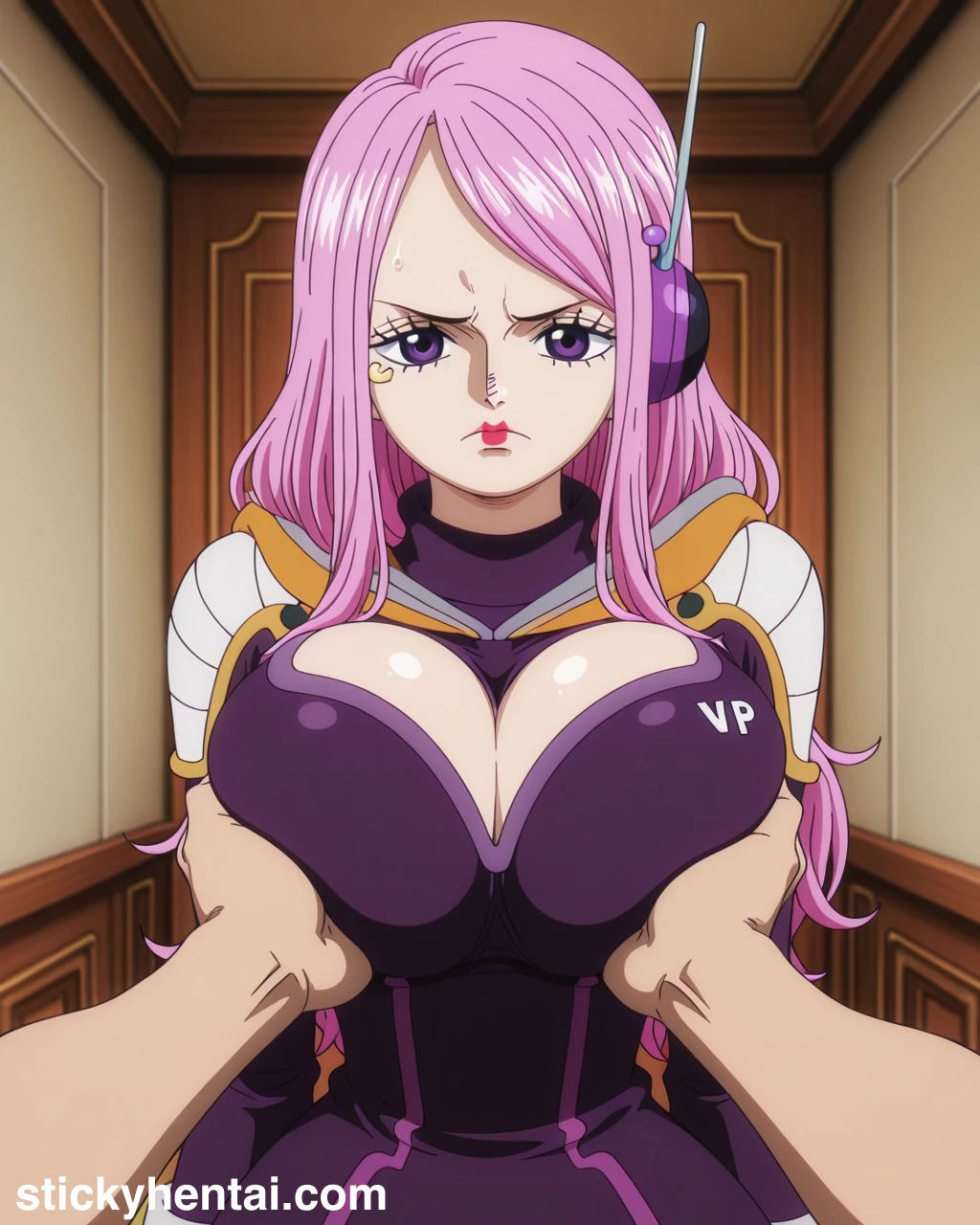 Jewelry Bonney Hentai - Breast Fondling (One Piece NSFW) #jewelry-bonney-groping-one-piece-hentai-59.webp