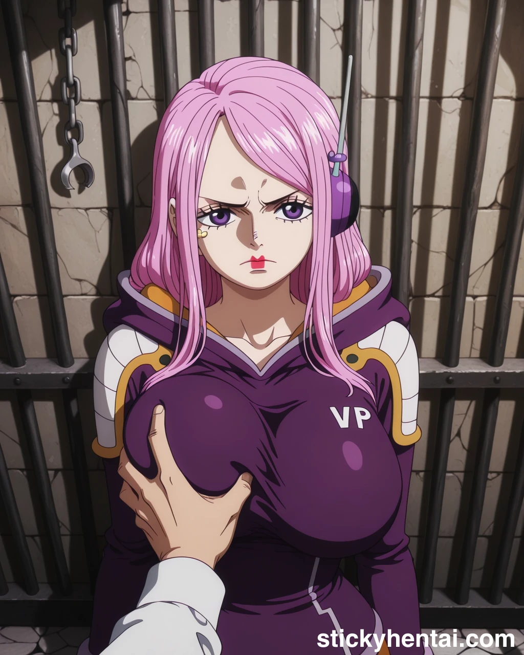 Jewelry Bonney Hentai - Breast Fondling (One Piece NSFW) #jewelry-bonney-groping-one-piece-hentai-42.webp