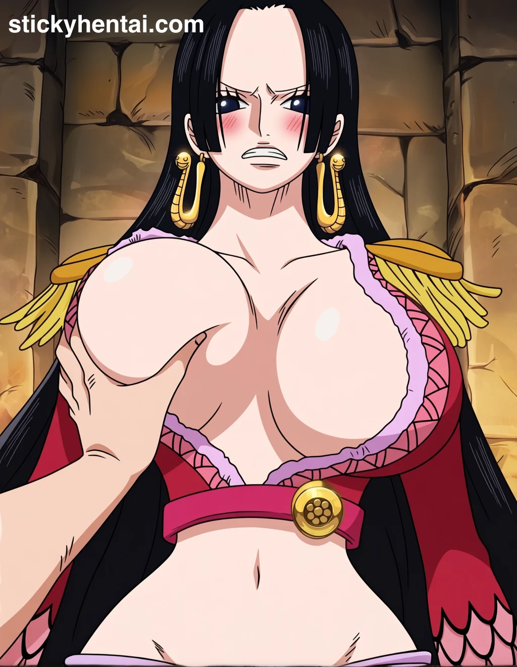 Boa Hancock Hentai - Groping Her Boobs Clothed #boa-hancock-groping-her-boobs-clothed-hentai-18.webp